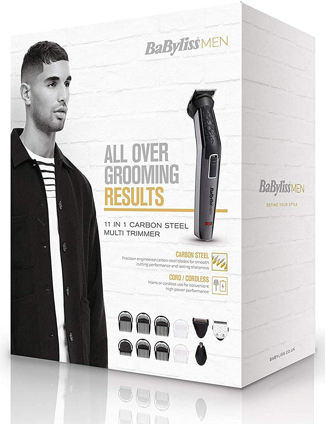 Babyliss Men Carbon Titanium 10 In 1 Multi Trimmer