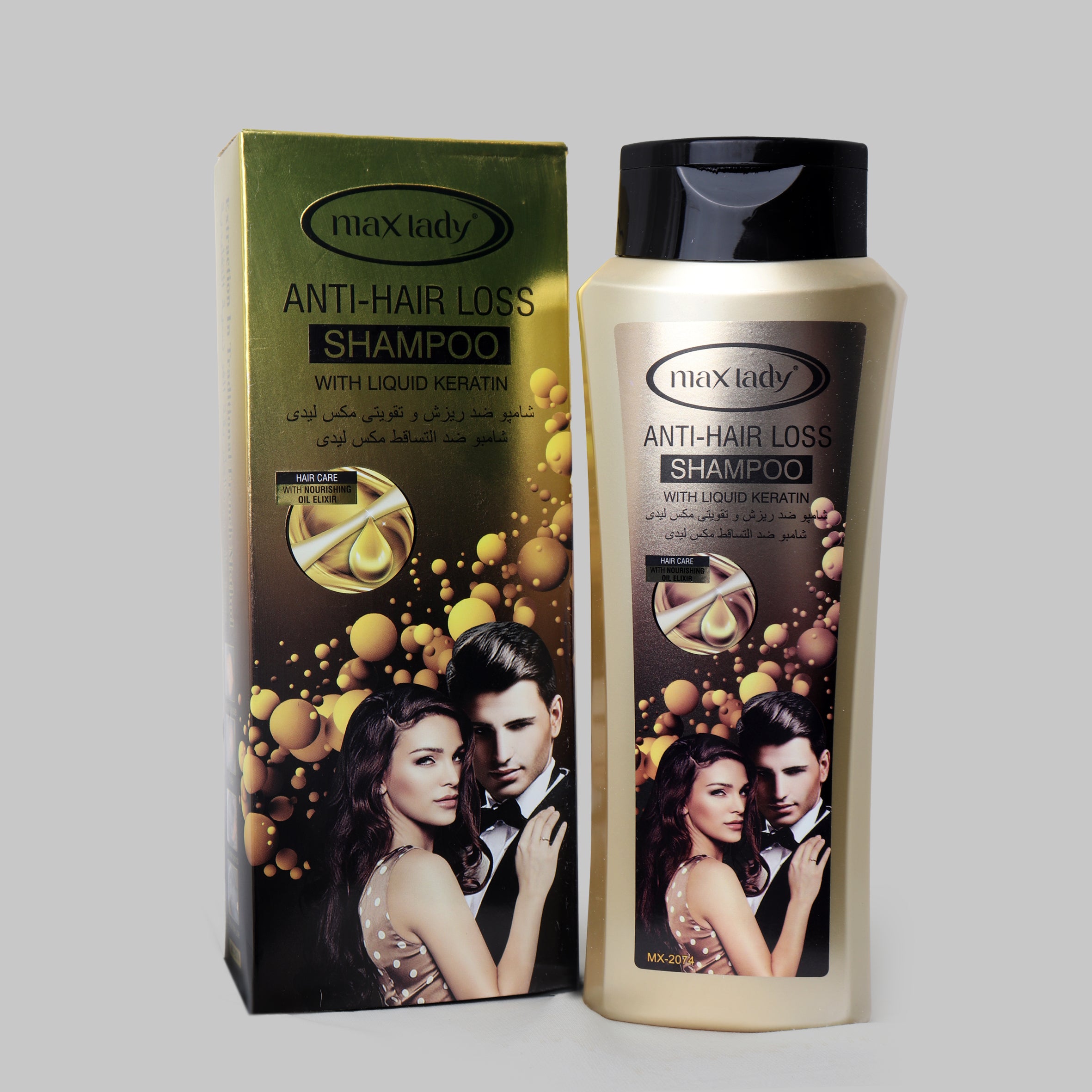 Maxi Lady Anti Hair Loss Shampoo With Liquid Keratin