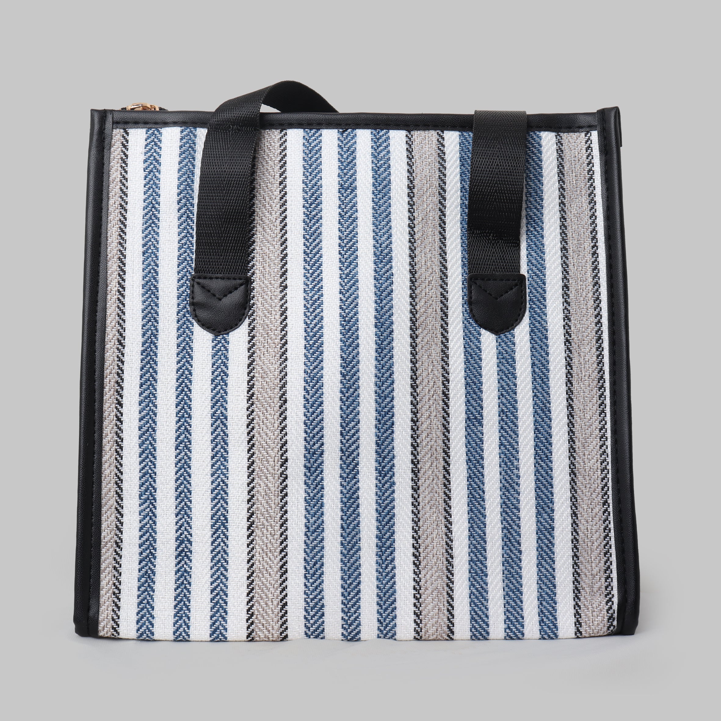 White And Blue Lining Bag