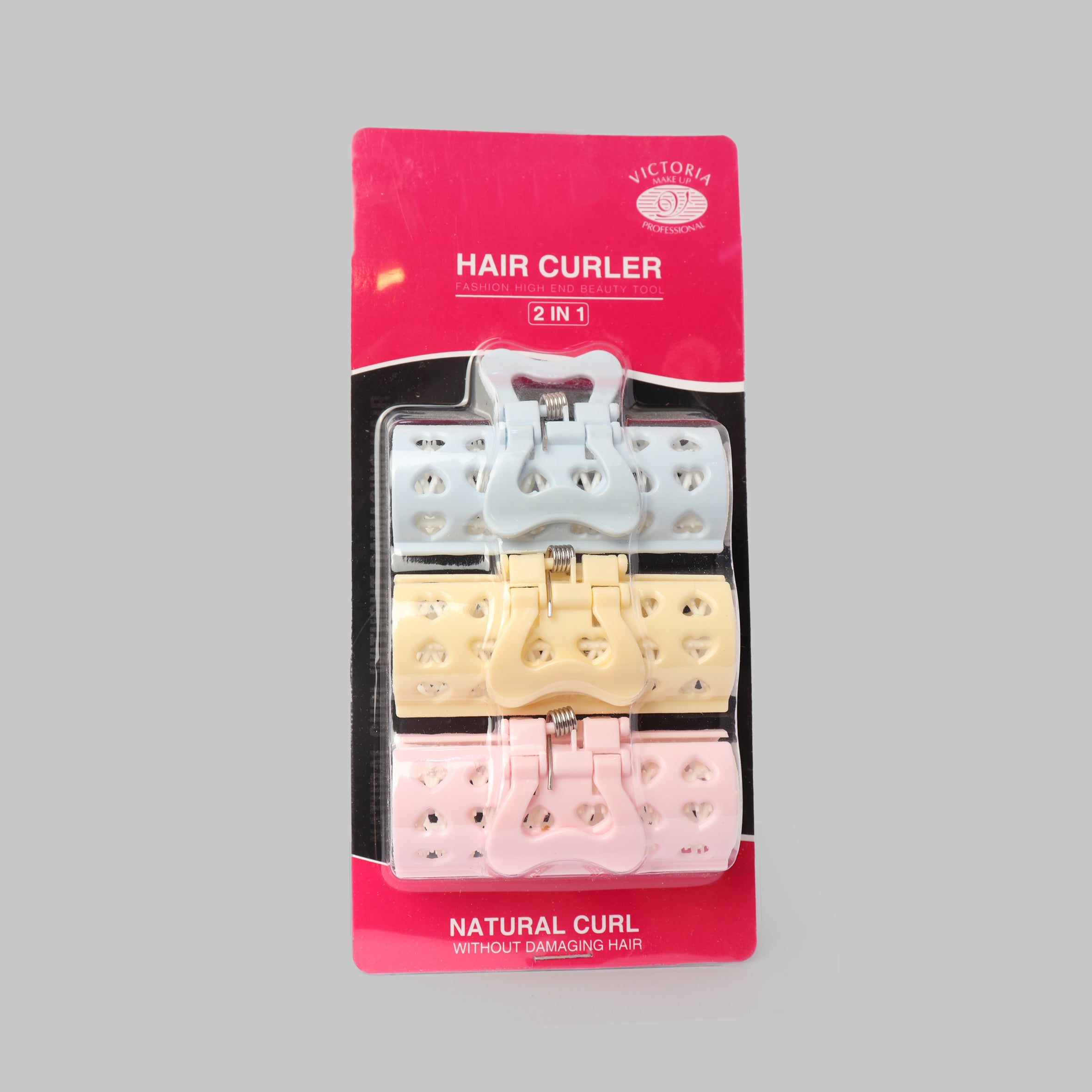 Hair Curler 6 In 1 Pink Peach Green